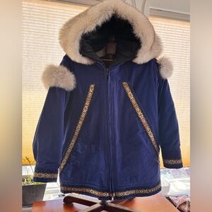 Beautiful authentic Alaskan parka by Laura Wright (Anchorage, Alaska).